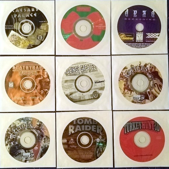 Vintage Games Lot #10 for DOS/Win 3.1/95/98/ME/XP 1998 - Picture 1 of 3